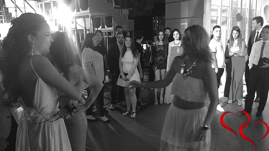 Los protagonistas de la final, tras los focos del plató