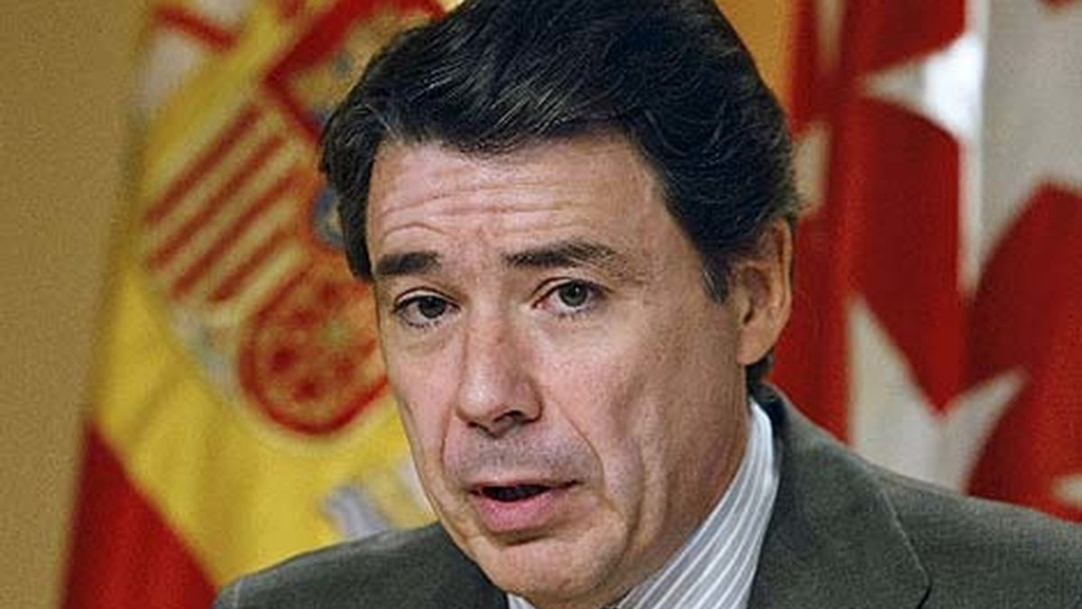 Ignacio González en una rueda de prensa