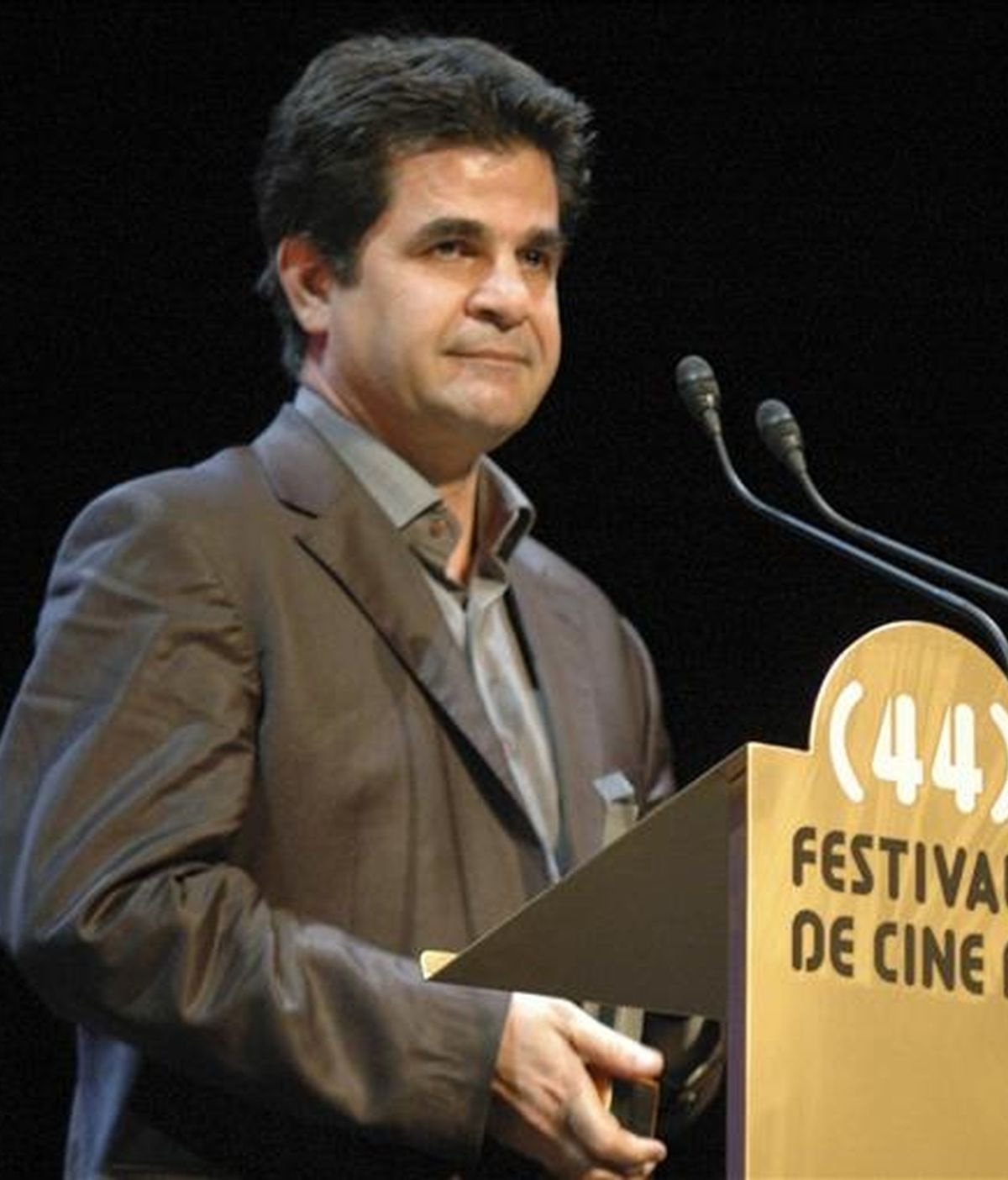 El director iraní Jafar Panahi durante el Festival Internacional de Cine de Gijón. EFE/Archivo