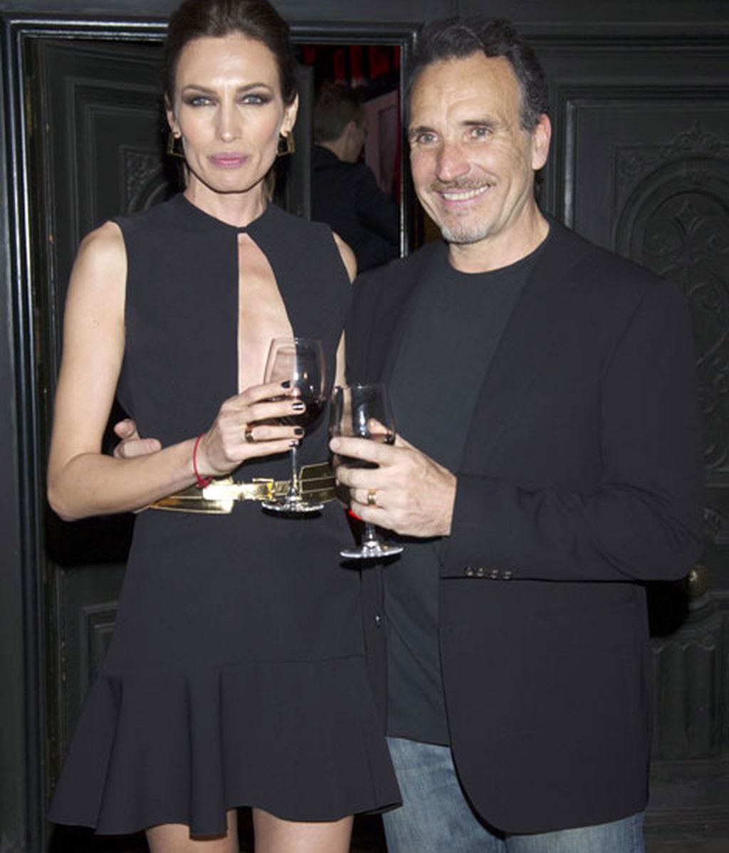 La modelo y su marido, el fotógrafo italiano Marco Severini