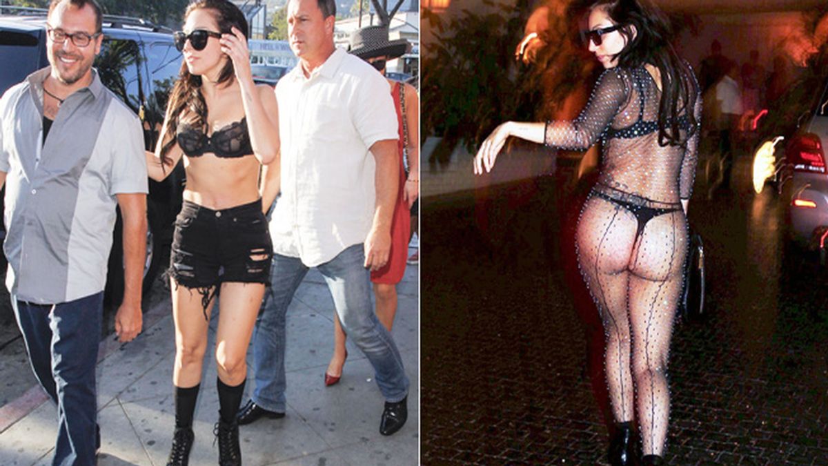 Por delante y por detrás... Lady Gaga lo vuelve a enseñar todo