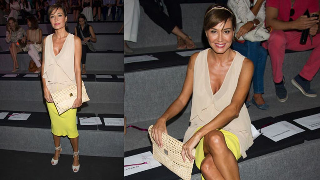 Juncal Rivero en el desfile de Devota & Lomba