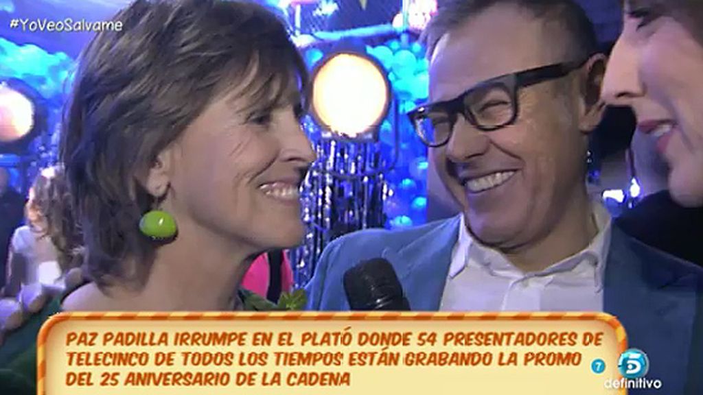 'Sálvame' nos cuela en la grabación de la promo de los 25 años de Telecinco