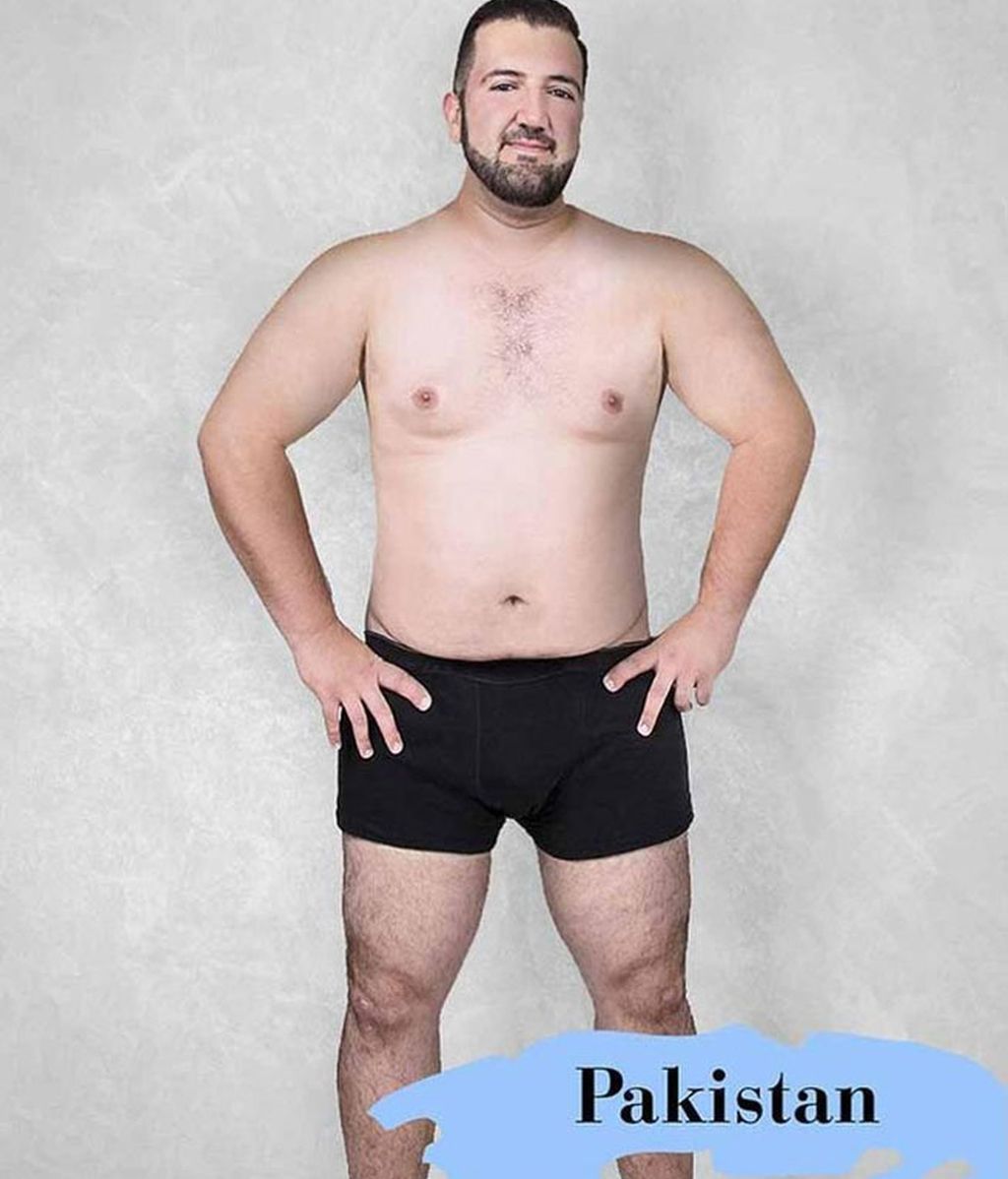 Así sería el hombre "perfecto" en cada país