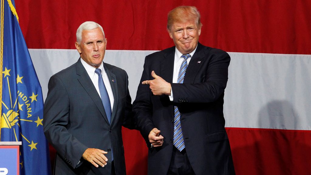 Donald Trump y Mike Pence