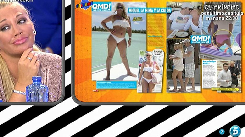 Belén Esteban disfrutaba de su particular 'luna de miel' con su chico, Miguel