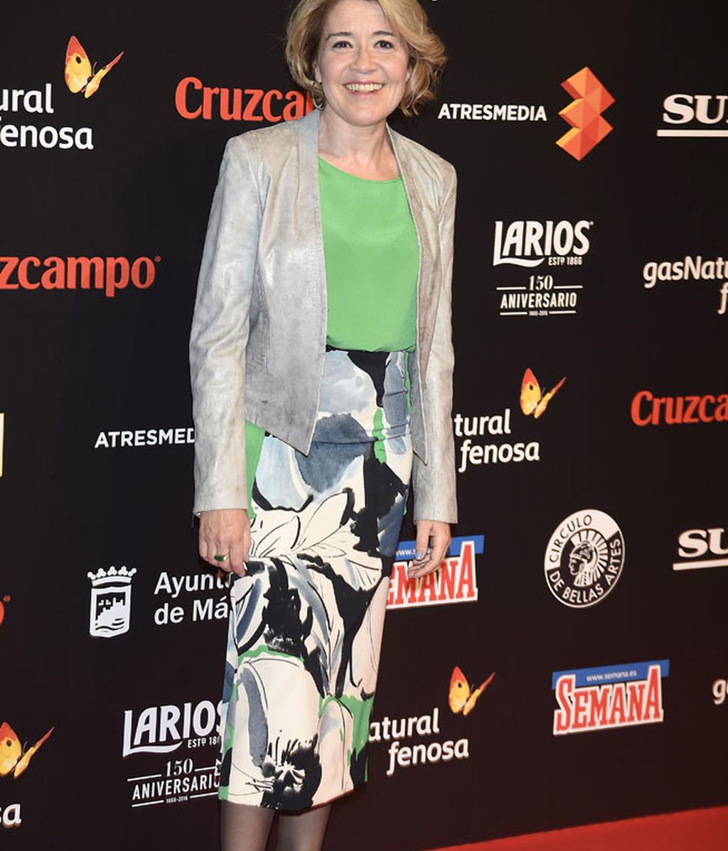María Pujalte eligió estampados y color