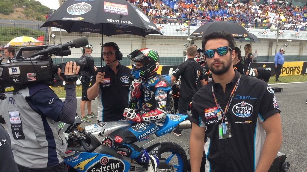 Jesús Castro no se quiso perder el Gran Premio de España de Jerez