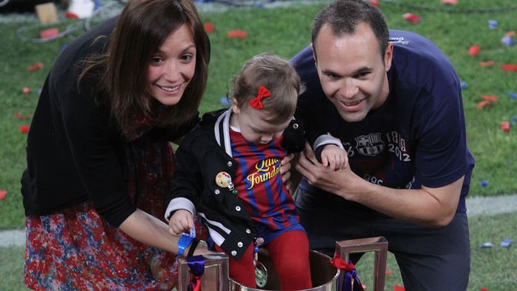 Valeria nació 9 meses después de que su padre ganase el Mundial