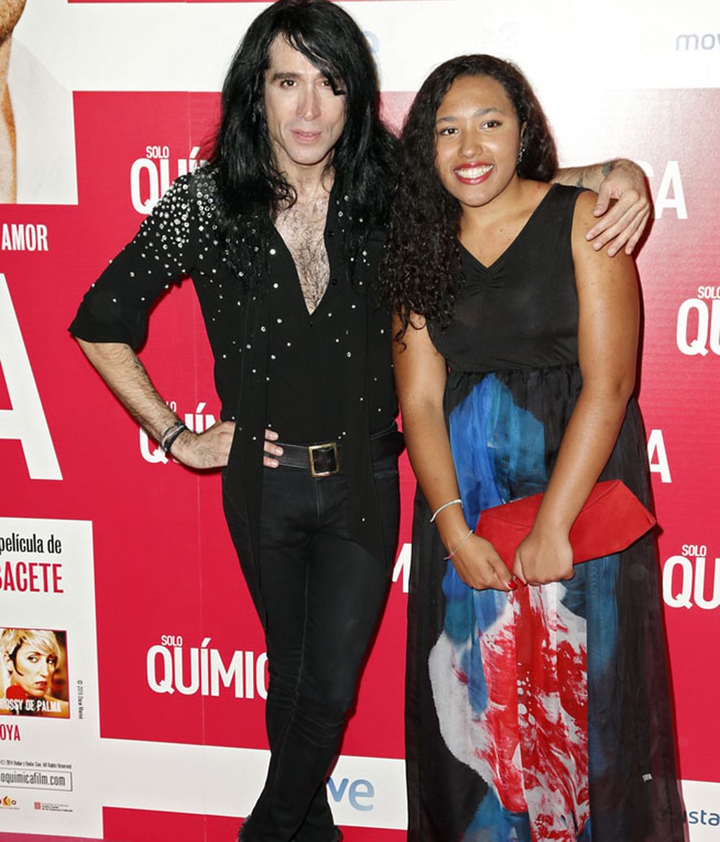 Mario Vaquerizo, con su acostumbrado 'black look'