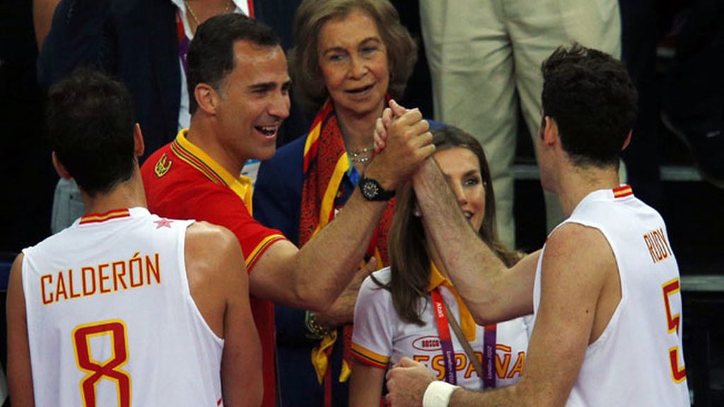 Los príncipes apoyan el deporte español