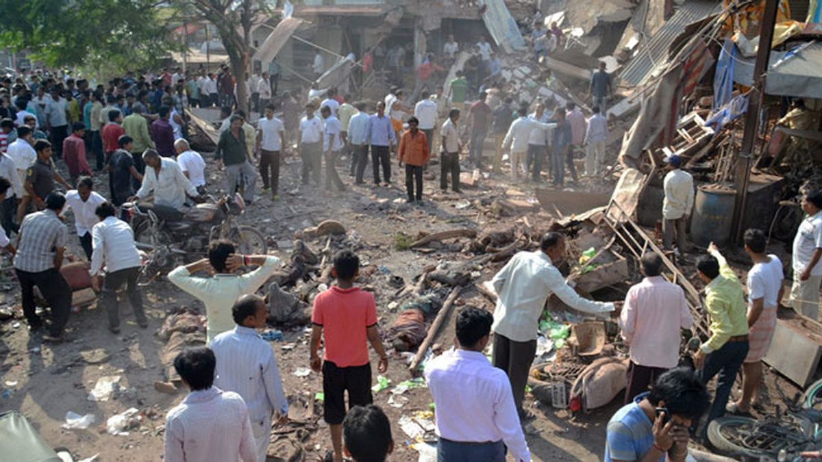 Medio centenar de muertos por una explosión en un restaurante de Madhya Pradesh