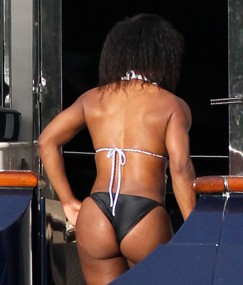 Serena Williams se recupera de sus lesiones con su pandilla en Florida