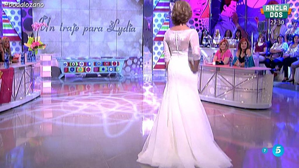 La colaboradora ha escogido entre seis vestidos