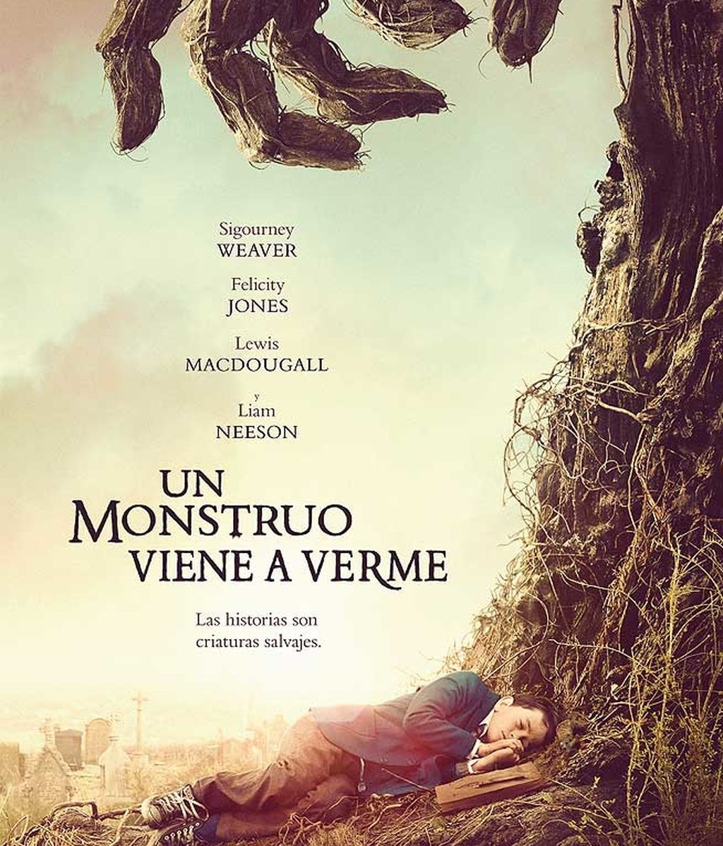 Cartel Un monstruo viene a verme