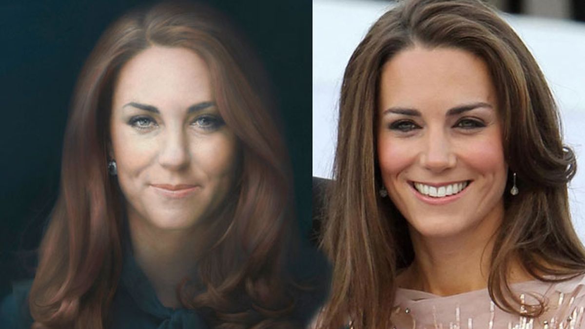 El "retrato podrido" de Kate Middleton El "retrato podrido" de Kate Middleton