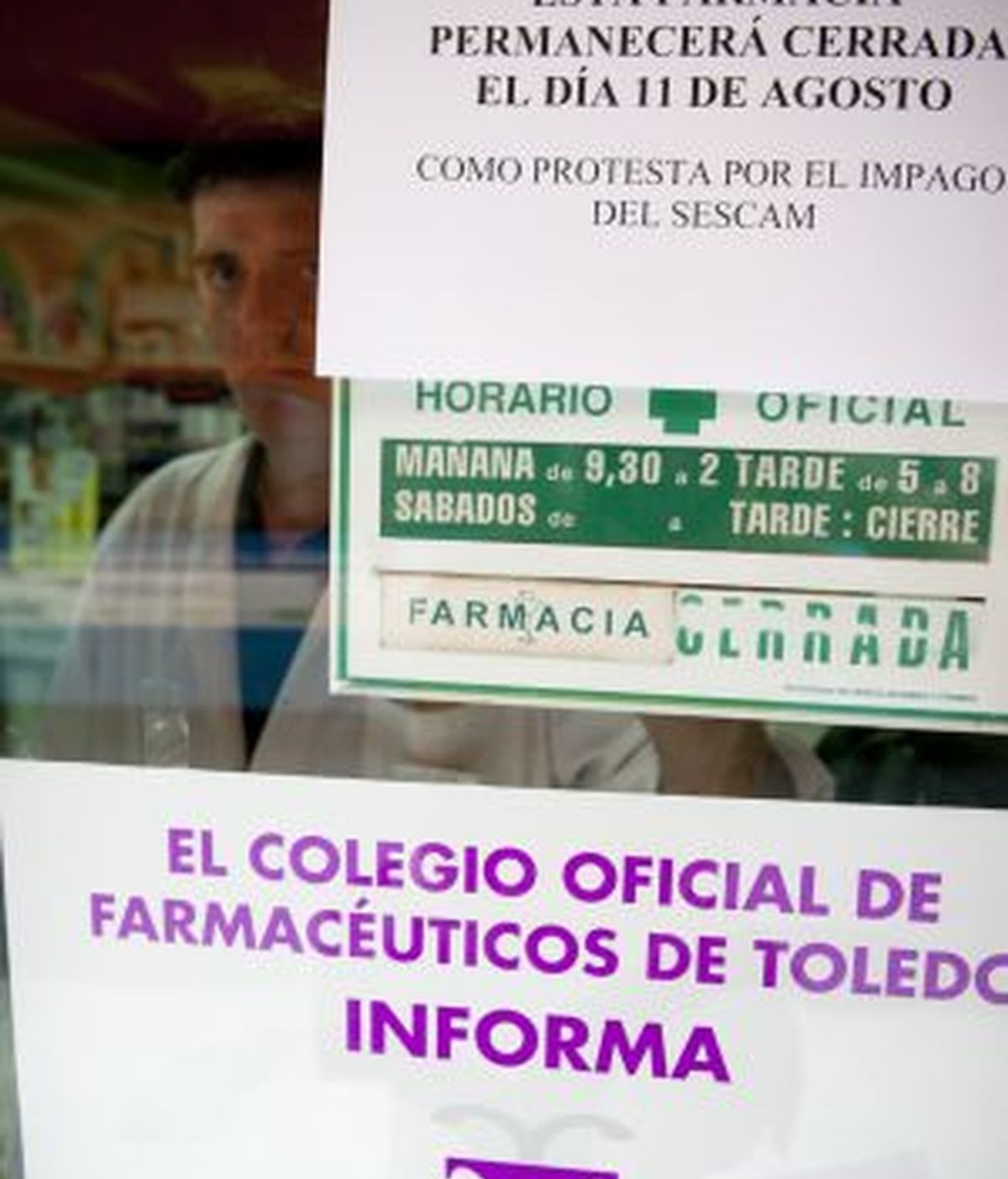 Las farmacias de Castilla-La Mancha fueron a la huelga