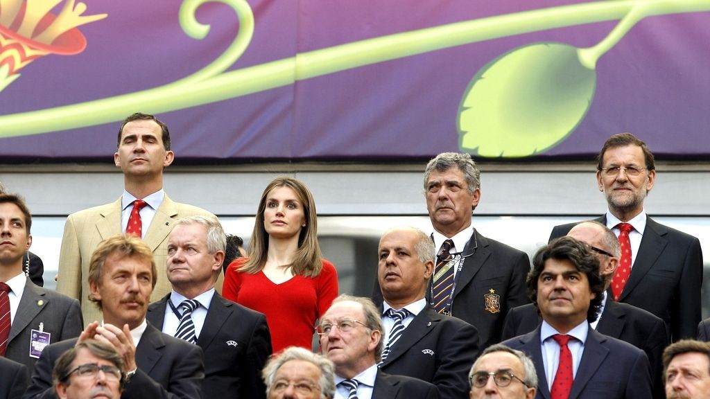 El presidente del Gobierno, apoyando a La Roja