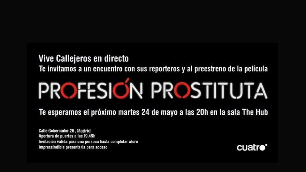 Te invitamos al preestreno de la nueva película de Callejeros