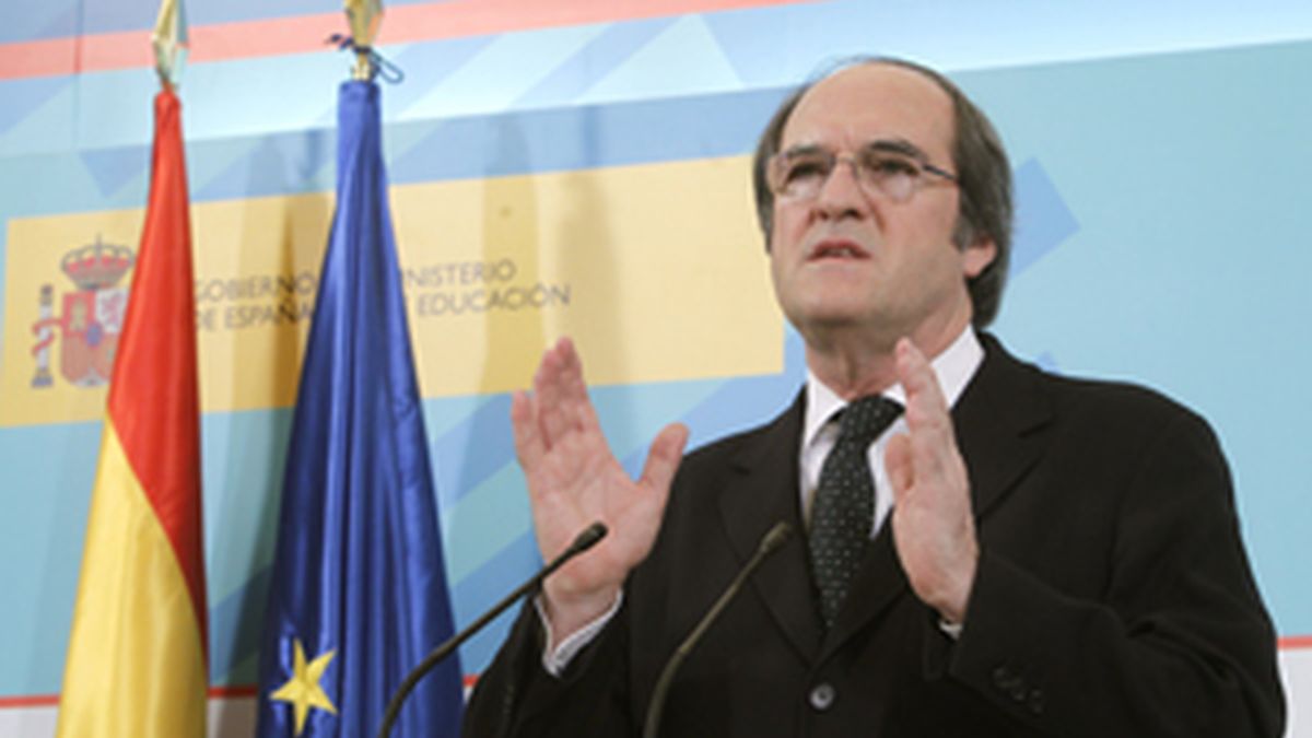 Ángel Gabilondo durante la rueda de prensa. Foto: EFE