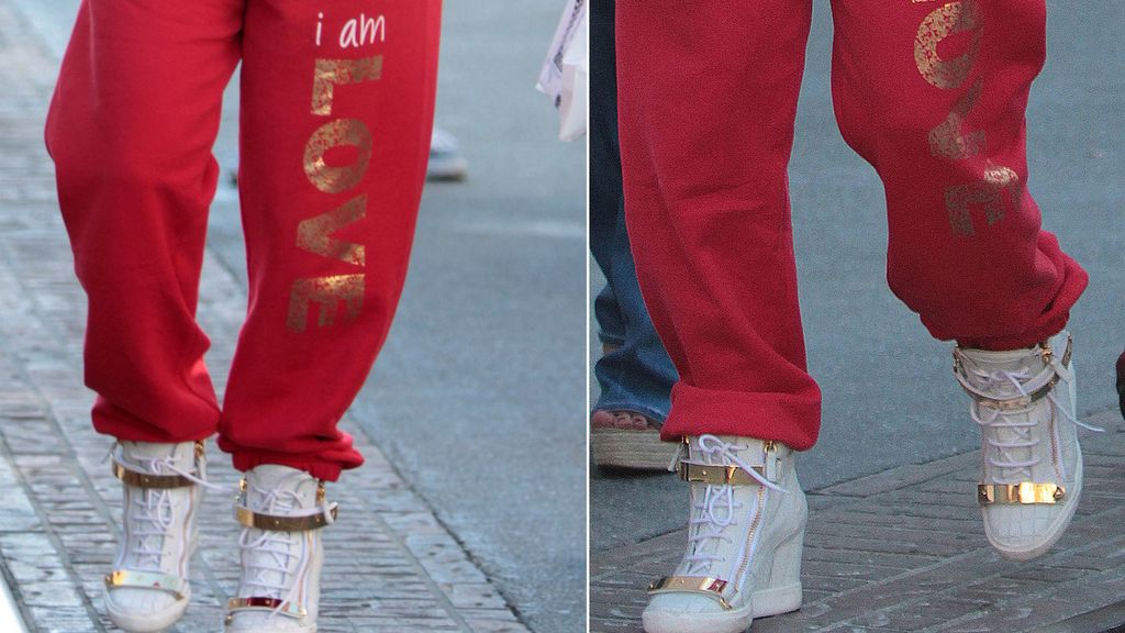 Tacones con chándal