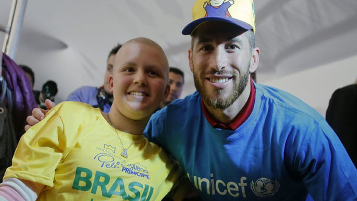 Sergio Ramos colabora con Unicef en Brasil