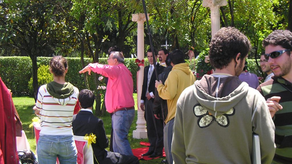 La boda detrás de las cámaras