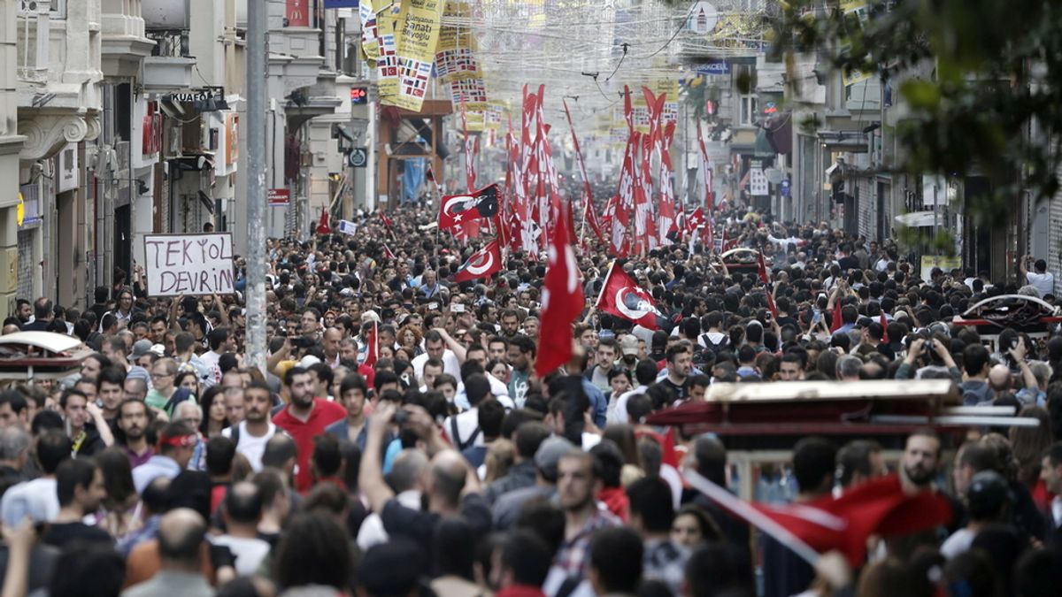 Tercer días de protestas en Turquía. Foto: EFE