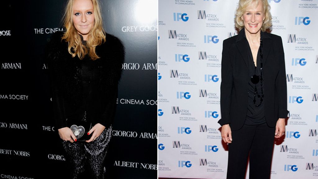 Annie Starke y su madre, Glenn Close