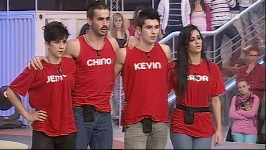 Los nominados disfrutan...antes de ser uno menos