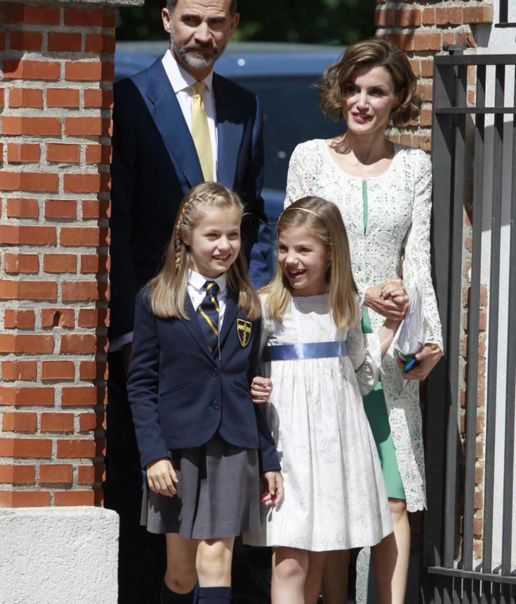 Llegando a la iglesia