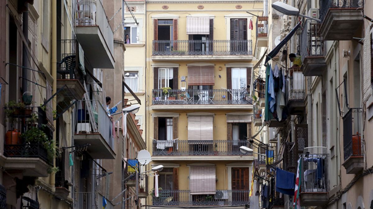 Viviendas en el barrio barcelonés de la barceloneta.