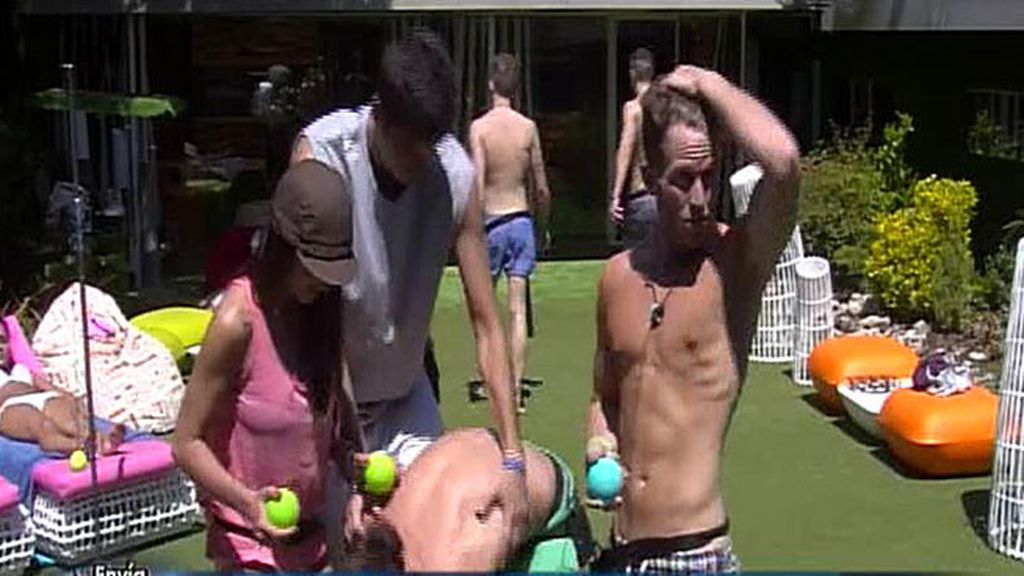 Sonia es la única que no ha disfrutado del sol