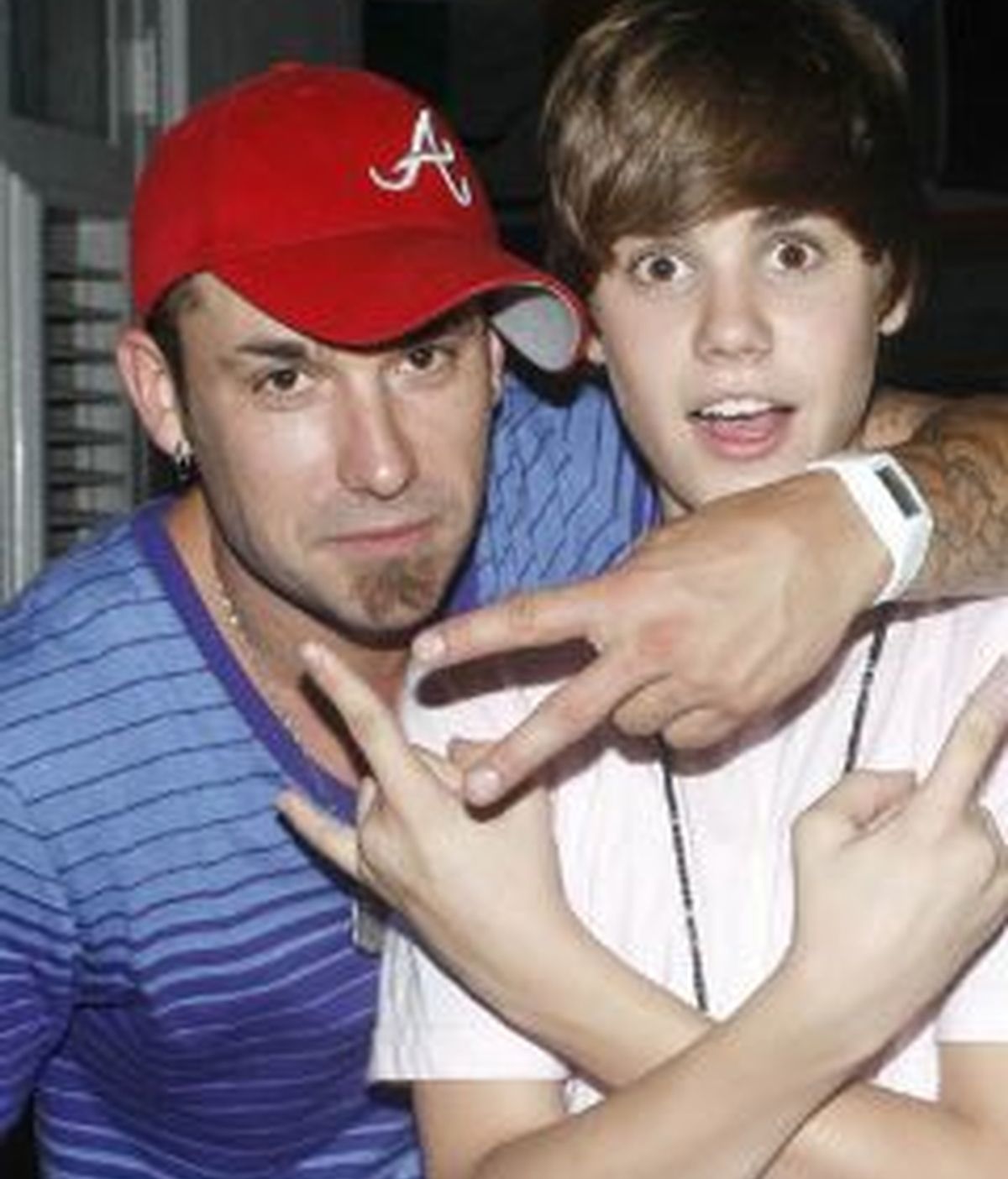 Justin Bieber, junto a su padre. Foto: Gtres.
