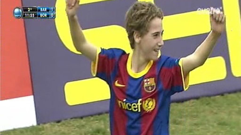 Javi Ruiz marca el segundo para el Barcelona Javi Ruiz marca el segundo para el Barcelona