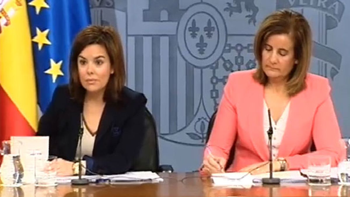 Fátima Báñez y Soraya Sáenz de Santamaría