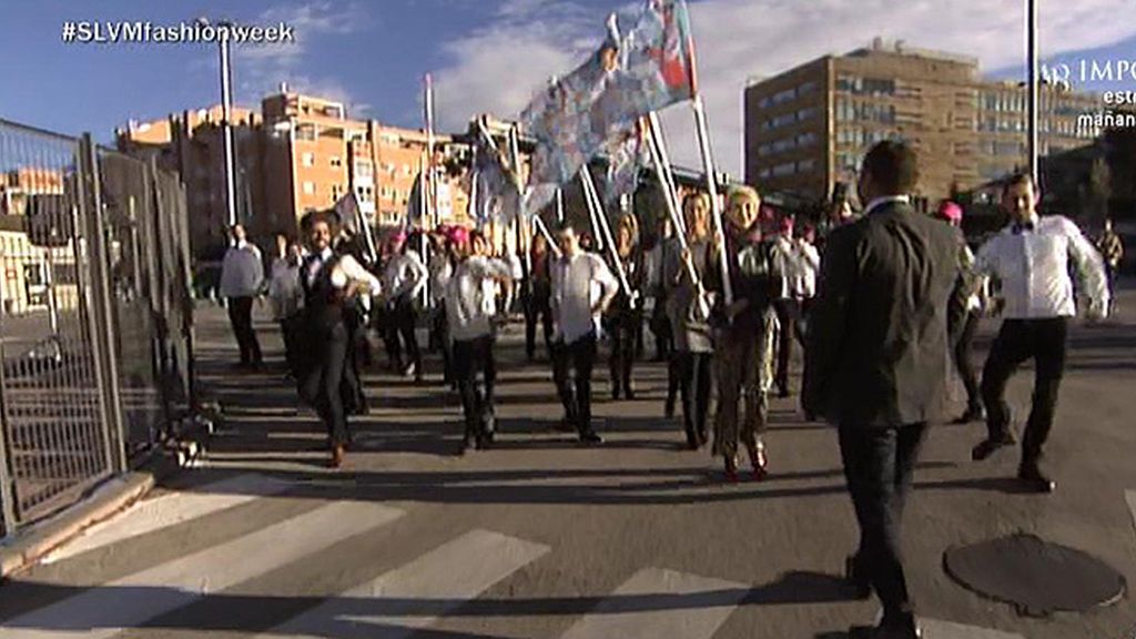 Tras un flashmob, Sara Carbonero cortaba la cinta inaugural