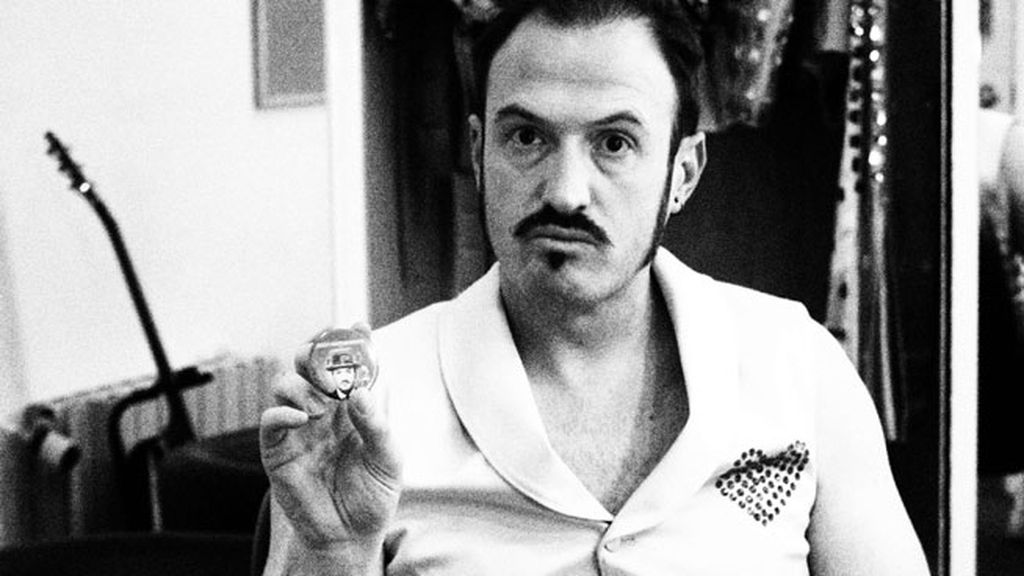 Con Álex O'Dogherty en su camerino