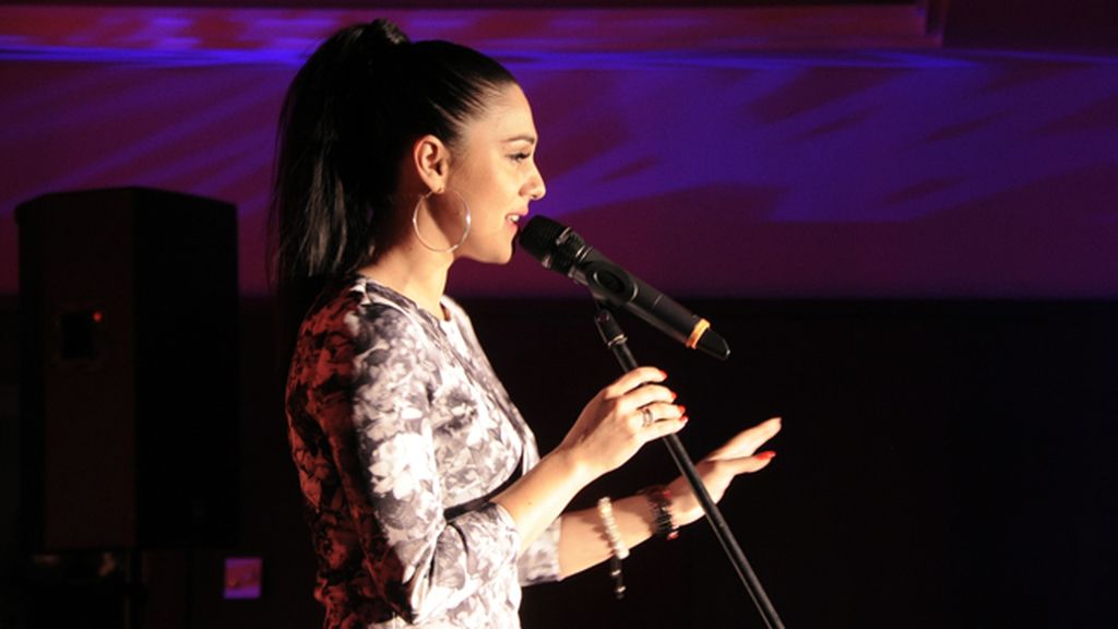 Anita Soul, popular cantante eslovaca, actuó durante la cena