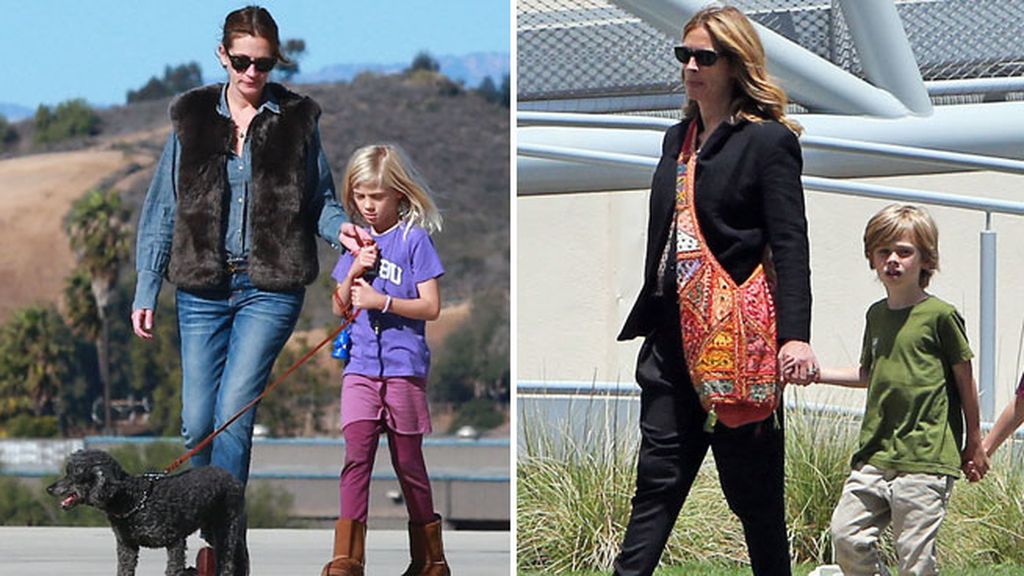 Julia Roberts es madre de los mellizos Hazel y Phinnaeus y de otro niño