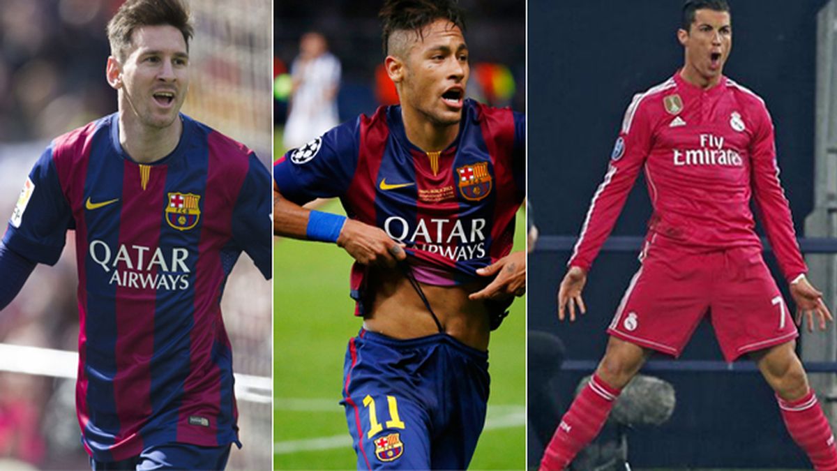 Goles de Messi, Neymar y Cristiano, nominados al mejor de 2015