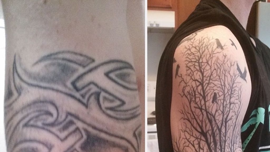 Cómo un mal tatuaje puede transformarse en arte sobre la piel