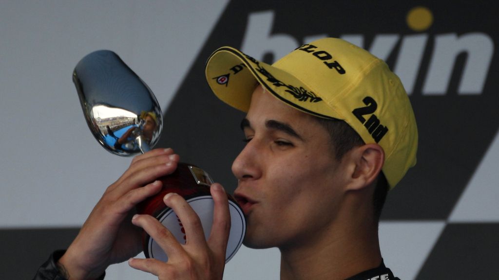 Luis Salom, segundo en Moto3 en el Gran Premio de España