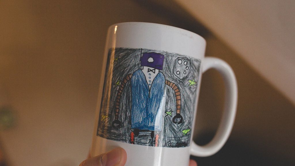 Kai creó el primer dibujó para su padre cuando tenía 4 años