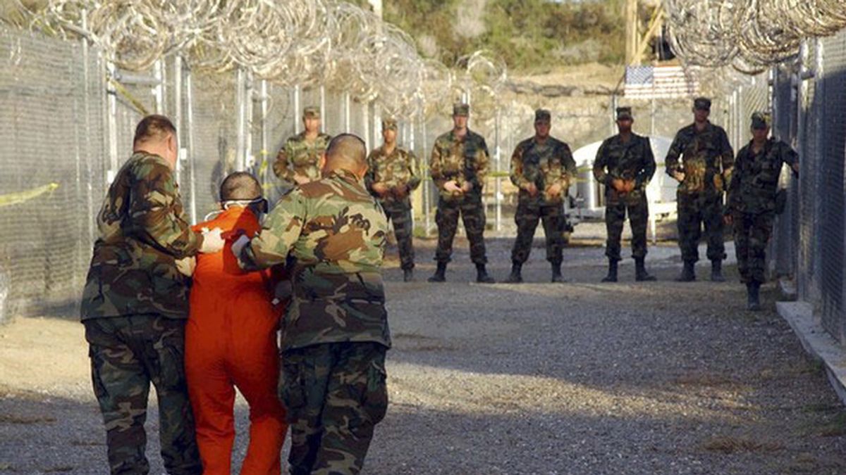 Presos en la prisión de Guantánamo