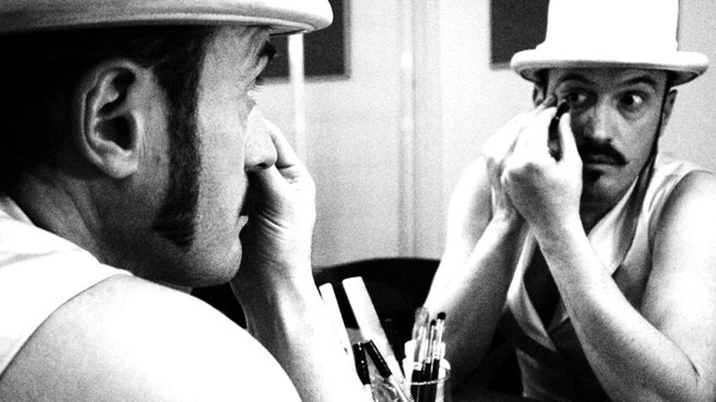 Con Álex O'Dogherty en su camerino
