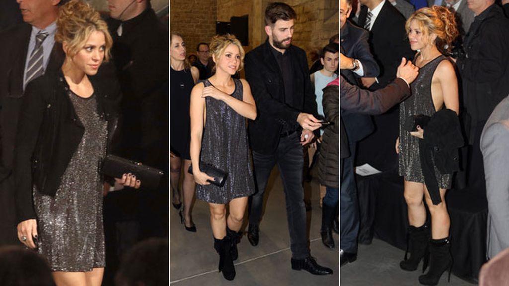 Shakira acompañó al futbolista, que recibía el premio al mejor deportista catalán