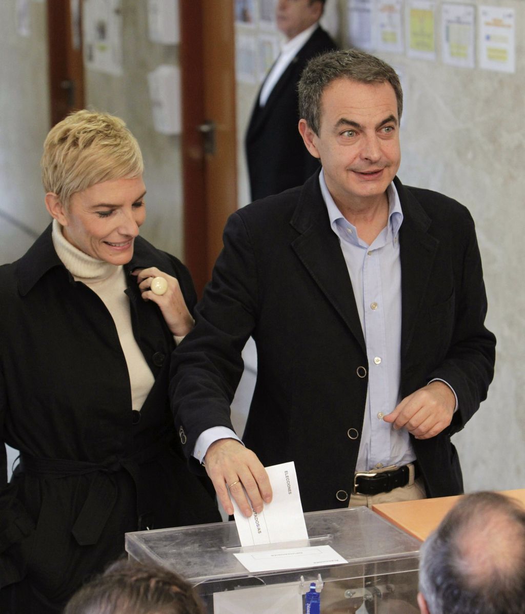 José Luís Rodríguez Zapatero ejerce su voto