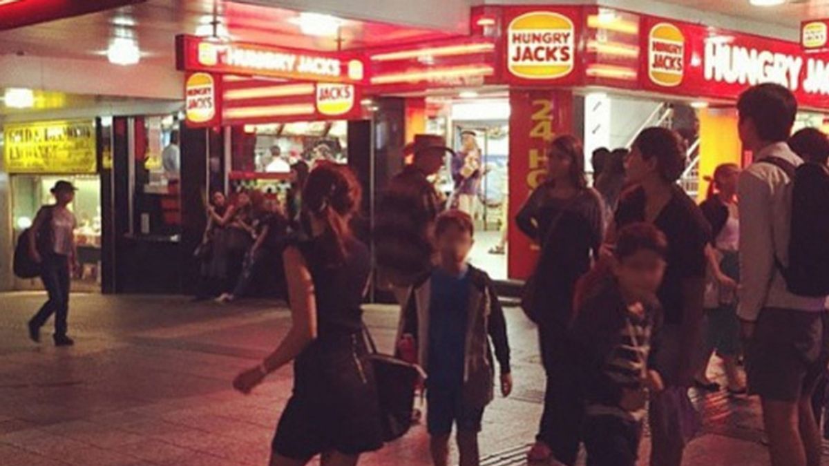 Un 'Hungry Jack's', franquicia de Burger King en Australia