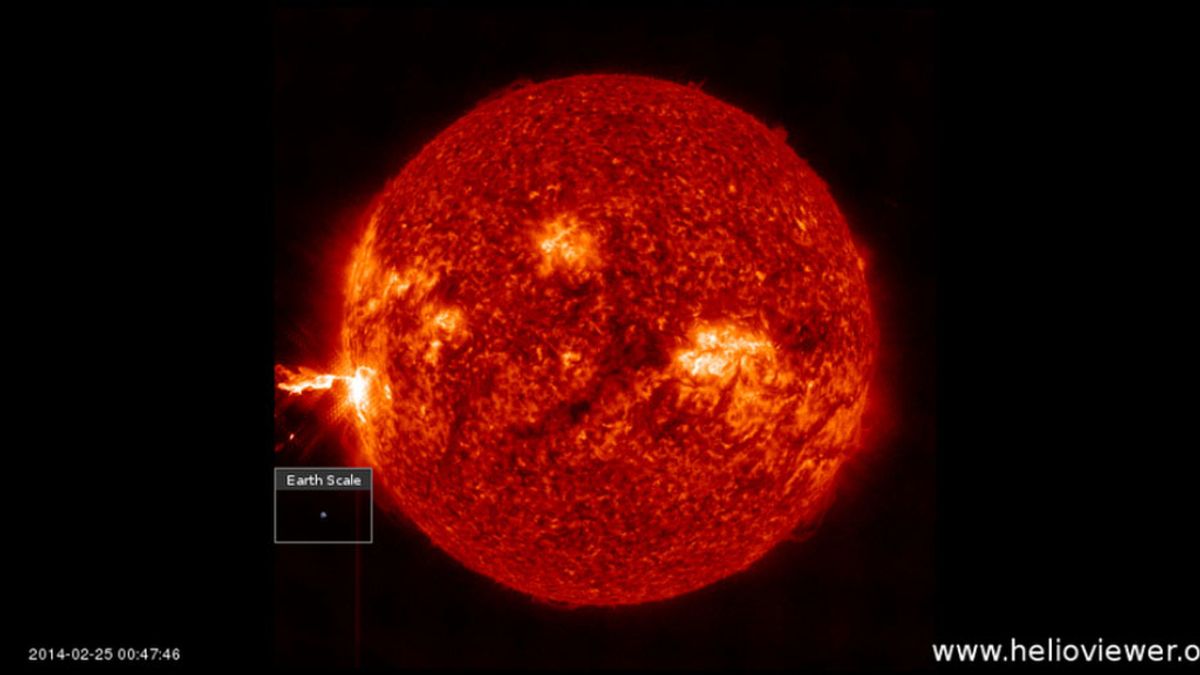 Registrada la mayor llamarada del actual ciclo solar